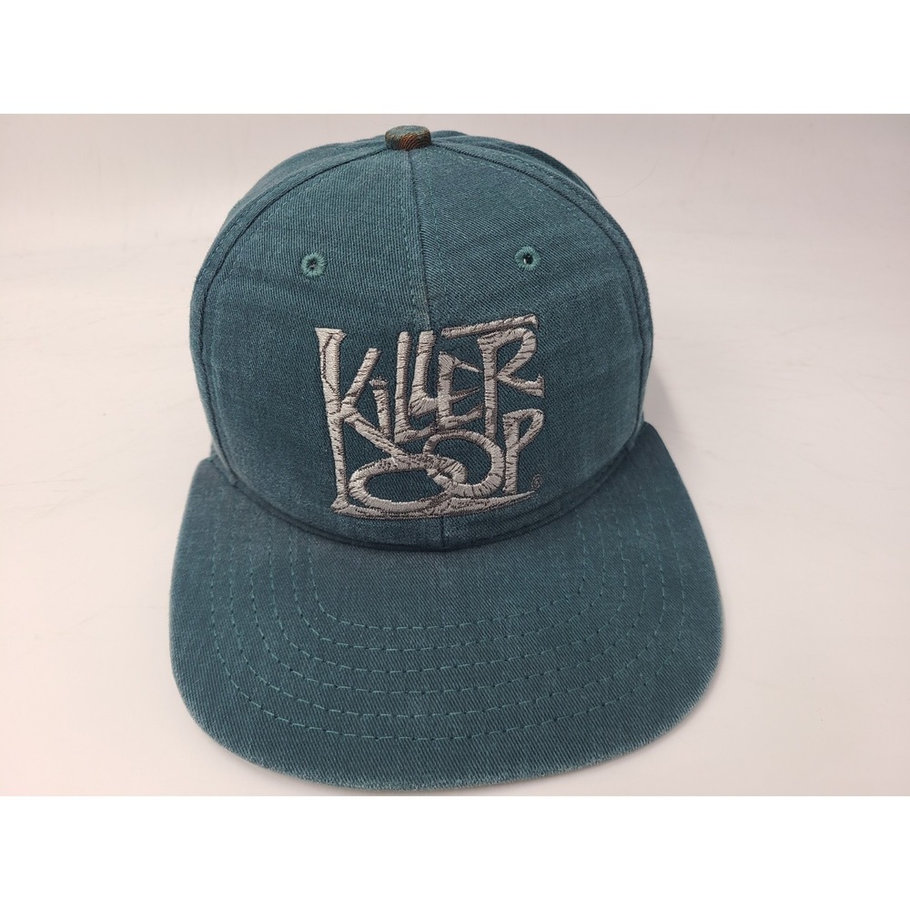 Vintage Killer Loop‎ Snapback (Fits Small) Hat Cap Sunglasses Made in USA Blue